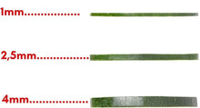 Load image into Gallery viewer, OXO Good Grips Adjustable Handheld Mandoline Slicer - White, thicknesses.
