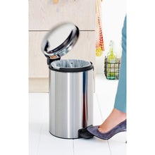 Load image into Gallery viewer, Brabantia New Icon Pedal Bin, 12 Liters - Matt Steel Fingerprint Proof
