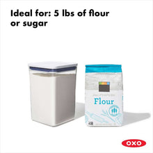 Load image into Gallery viewer, OXO Good Grips Pop Container - Big Square Medium, 4.2 Liters, ideal for flour or sugar.
