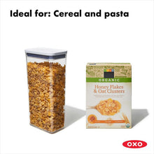 Load image into Gallery viewer, OXO Good Grips Pop Container - Rectangular Tall, 3.5Liters, ideal for cereal and pasta.
