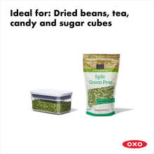 Load image into Gallery viewer, OXO Good Grips Pop Container - Rectangular Mini, 560ml, ideal for dried beans, tea, candy and sugar cubes.
