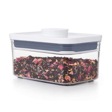 Load image into Gallery viewer, OXO Good Grips Pop Container - Rectangular Mini, 560ml, filled.
