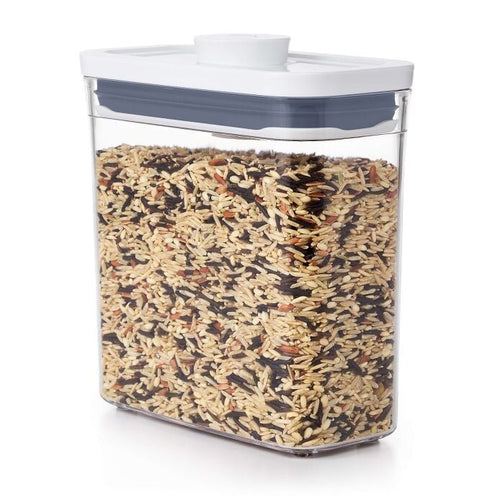 OXO Good Grips Pop Container - Slim Rectangular Short, 1135ml.