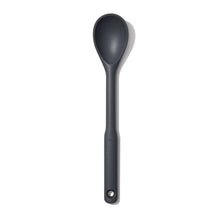 Load image into Gallery viewer, OXO Good Grips Silicone Spoon - Peppercorn, top view.
