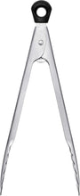 Load image into Gallery viewer, OXO Good Grips Mini Tongs - Stainless Steel, wide open.
