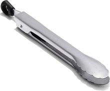 Load image into Gallery viewer, OXO Good Grips Mini Tongs - Stainless Steel, angled view.
