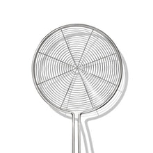Load image into Gallery viewer, OXO Good Grips Scoop &amp; Strain Skimmer - Stainless Steel, top view.
