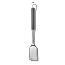 Load image into Gallery viewer, OXO Good Grips Coiled Grill Brush with Replaceable Head - Stainless Steel, back view.
