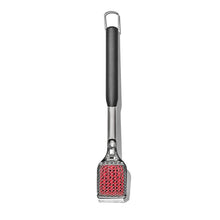 Load image into Gallery viewer, OXO Good Grips Coiled Grill Brush with Replaceable Head - Stainless Steel, top view.
