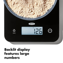 Load image into Gallery viewer, OXO Good Grips Everyday Glass Food Scale - 5kg, Black
