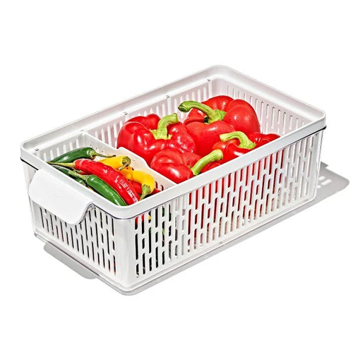 OXO Good Grips Produce Saver - Medium Bin, side view.