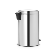 Load image into Gallery viewer, Brabantia New Icon Pedal Bin, 20 Liters - Brilliant Steel
