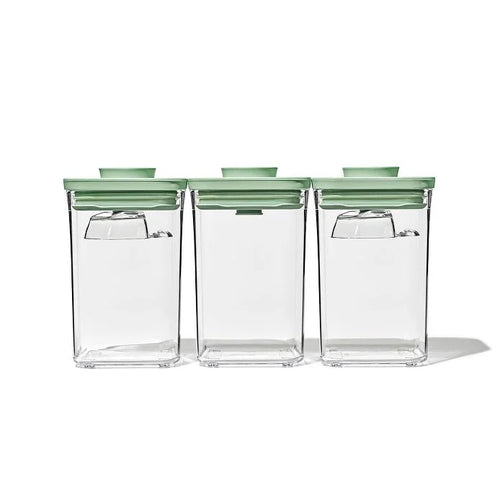 OXO Good Grips Pop Container Set with Mini Scoops - Limited Edition Pistachio, Set of 3.