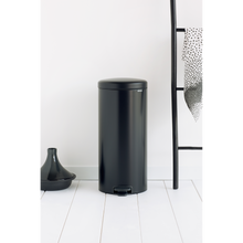 Load image into Gallery viewer, Brabantia New Icon Pedal Bin, 30 Liters - Matt Black
