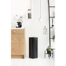 Load image into Gallery viewer, Brabantia New Icon Pedal Bin, 30 Liters - Matt Black

