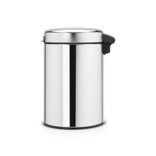 Load image into Gallery viewer, Brabantia New Icon Wall Mounted Bin - 3 Liters, Brilliant Steel

