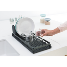 Load image into Gallery viewer, Brabantia SinkSide Compact Dish Drying Rack - Dark Grey
