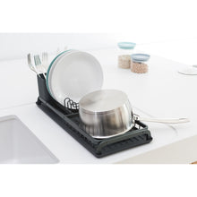 Load image into Gallery viewer, Brabantia SinkSide Compact Dish Drying Rack - Dark Grey
