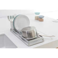 Load image into Gallery viewer, Brabantia SinkSide Compact Dish Drying Rack - Light Grey
