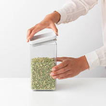 Load image into Gallery viewer, Brabantia Tasty+ Square Canister - 1.6 liters - Light Grey
