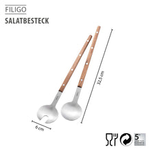 Load image into Gallery viewer, Gefu Filigo Salad Servers - Set of 2, 32cm long

