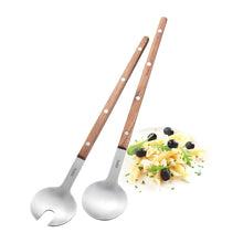 Load image into Gallery viewer, Gefu Filigo Salad Servers - Set of 2, 32cm long
