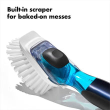 Load image into Gallery viewer, OXO Good Grips Soap Dispensing Dish Brush - Black/White
