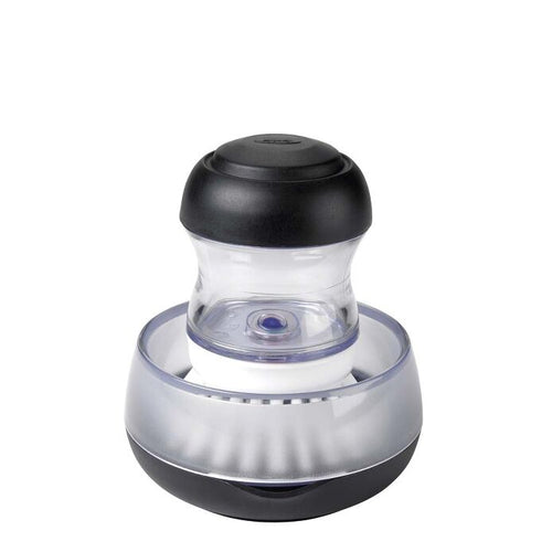 OXO Good Grips Soap Dispensing Palm Brush - Black/White.