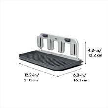 Load image into Gallery viewer, OXO Good Grips Water Bottle Drying Rack, graphic with dimensions.
