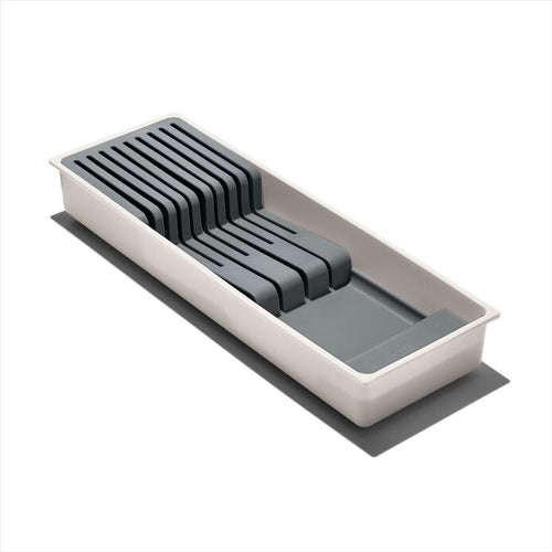 OXO Good Grips Compact Knife Drawer Organizer - 41.2 x 14.1 x 5.9cm, side view.