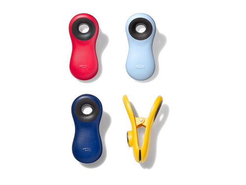 OXO Good Grips Magnetic All-Purpose Bag Clips - Pack of 4.