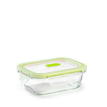 Load image into Gallery viewer, Plastic Forte Glass Food Container with Valve Click - 370ml, Available in Several Colors
