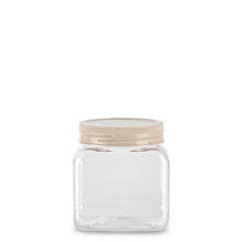 Load image into Gallery viewer, Plastic Forte Classic Square Food Canister - 800ml, Available in Several Colors
