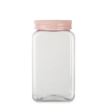 Load image into Gallery viewer, Plastic Forte Classic Square Food Canister - 1.6 Liters, Available in Several Colors
