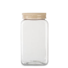 Load image into Gallery viewer, Plastic Forte Classic Square Food Canister - 1.6 Liters, Available in Several Colors
