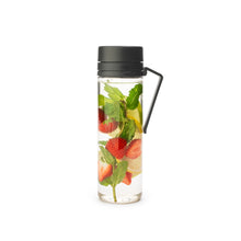 Load image into Gallery viewer, Brabantia Make &amp; Take Water Bottle with Strainer, 0.5L - Dark Grey
