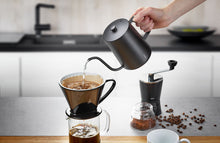 Load image into Gallery viewer, Gefu Cinero Kettle - 375ml in use.
