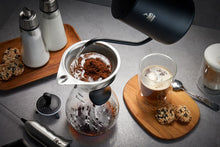 Load image into Gallery viewer, Gefu Butio Coffee Maker with Filter - 800ml, in use.
