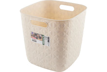 Load image into Gallery viewer, Curver Softex Cube Baskets - 15L, 26.9 x 27.9 x 27.9cm, Off White
