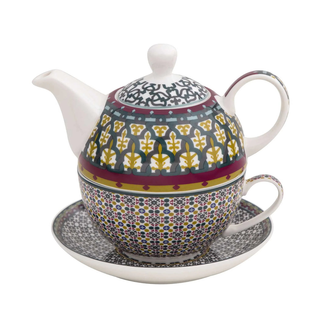 Images D'orient Tea for One Set, with Infuser, Saucer & Cup - Vagabonde.