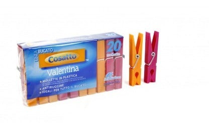 Cosatto Valentina Plastic Clothes Pegs, Pack of 20 - Colored