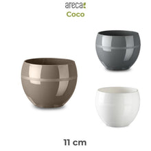 Load image into Gallery viewer, Plastic Forte Areca Coco Plant Pot - 11cm, Available in Several Colors
