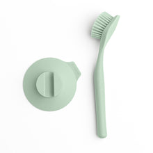 Load image into Gallery viewer, Brabantia SinkSide Dish Brush with Suction Cup Holder - Jade Green
