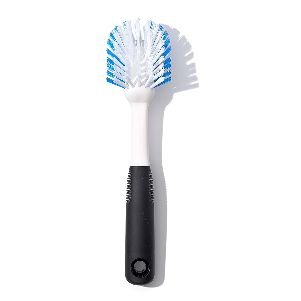 OXO Good Grips Dish Brush with Scraper - Black/White