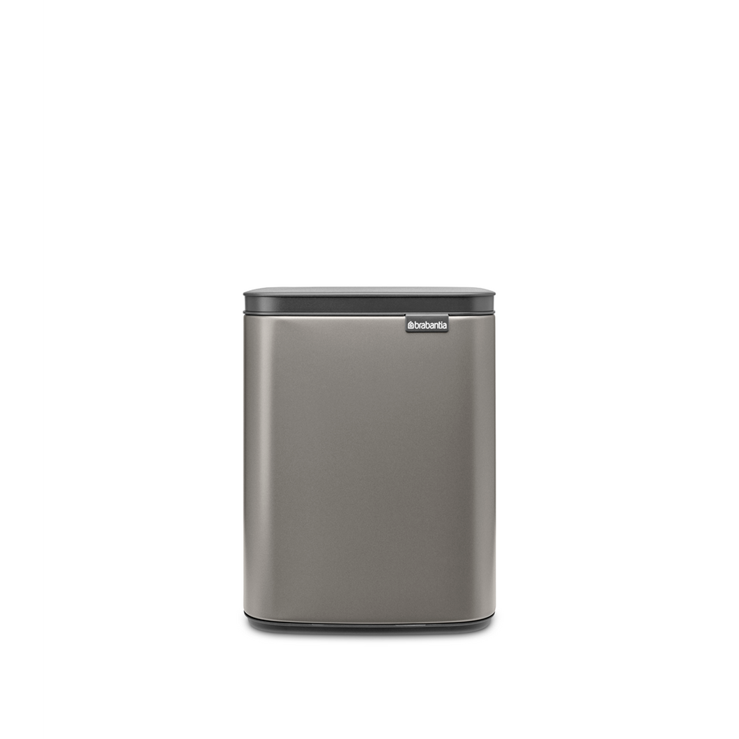 Brabantia Bo Waste Bin, 7L - Platinum
