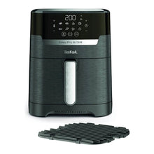 Load image into Gallery viewer, Tefal Easy Fry &amp; Grill 2-in-1, Air Fryer + Grill, Digital, XL - 4.2 Liters, 1550 W - Black
