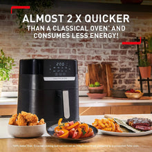 Load image into Gallery viewer, Tefal Easy Fry &amp; Grill 2-in-1, Air Fryer + Grill, Digital, XL - 4.2 Liters, 1550 W - Black
