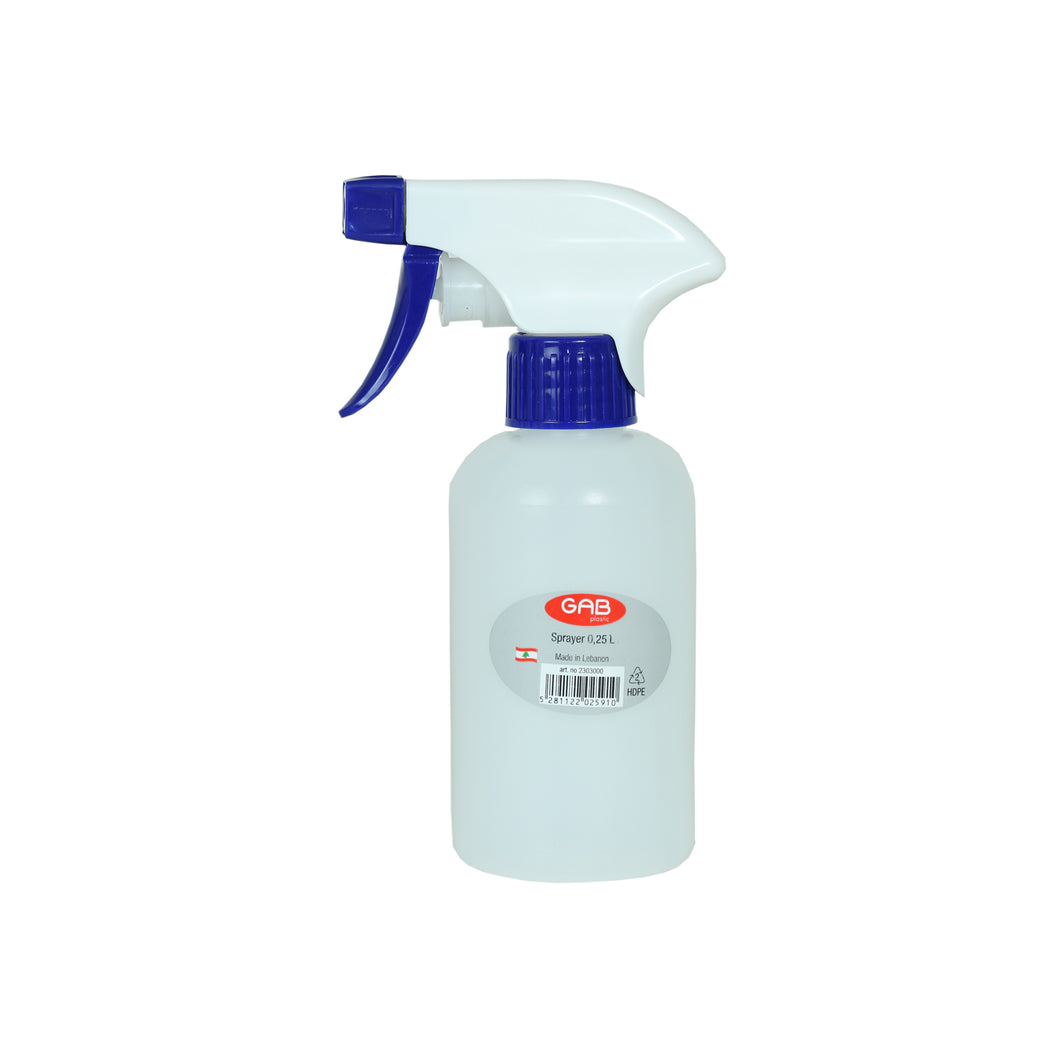 Gab Plastic Liquid Sprayer, 0.25L - Available in Several Colors