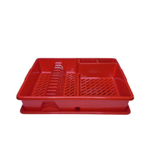 Load image into Gallery viewer, Gab Plastic Dish Drying Rack with Tray - 48.5 x 38 x 9cm, Available in Several Colors
