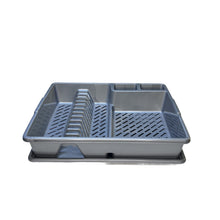 Load image into Gallery viewer, Gab Plastic Dish Drying Rack with Tray - 48.5 x 38 x 9cm, Available in Several Colors

